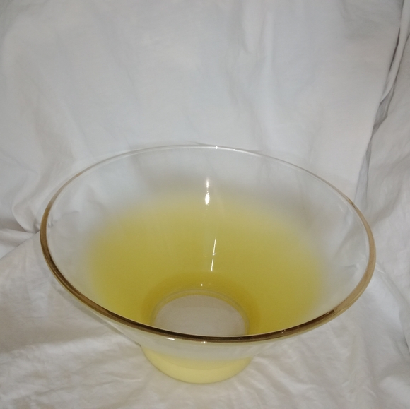 Mid Century Modern Blendo Large Chip Snack Bowl Colorful Yellow Easter Dish - Picture 2 of 6